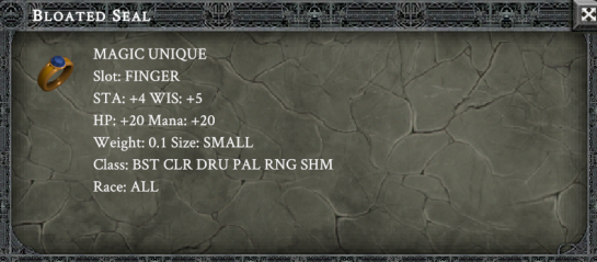 BLOATED SEAL item card